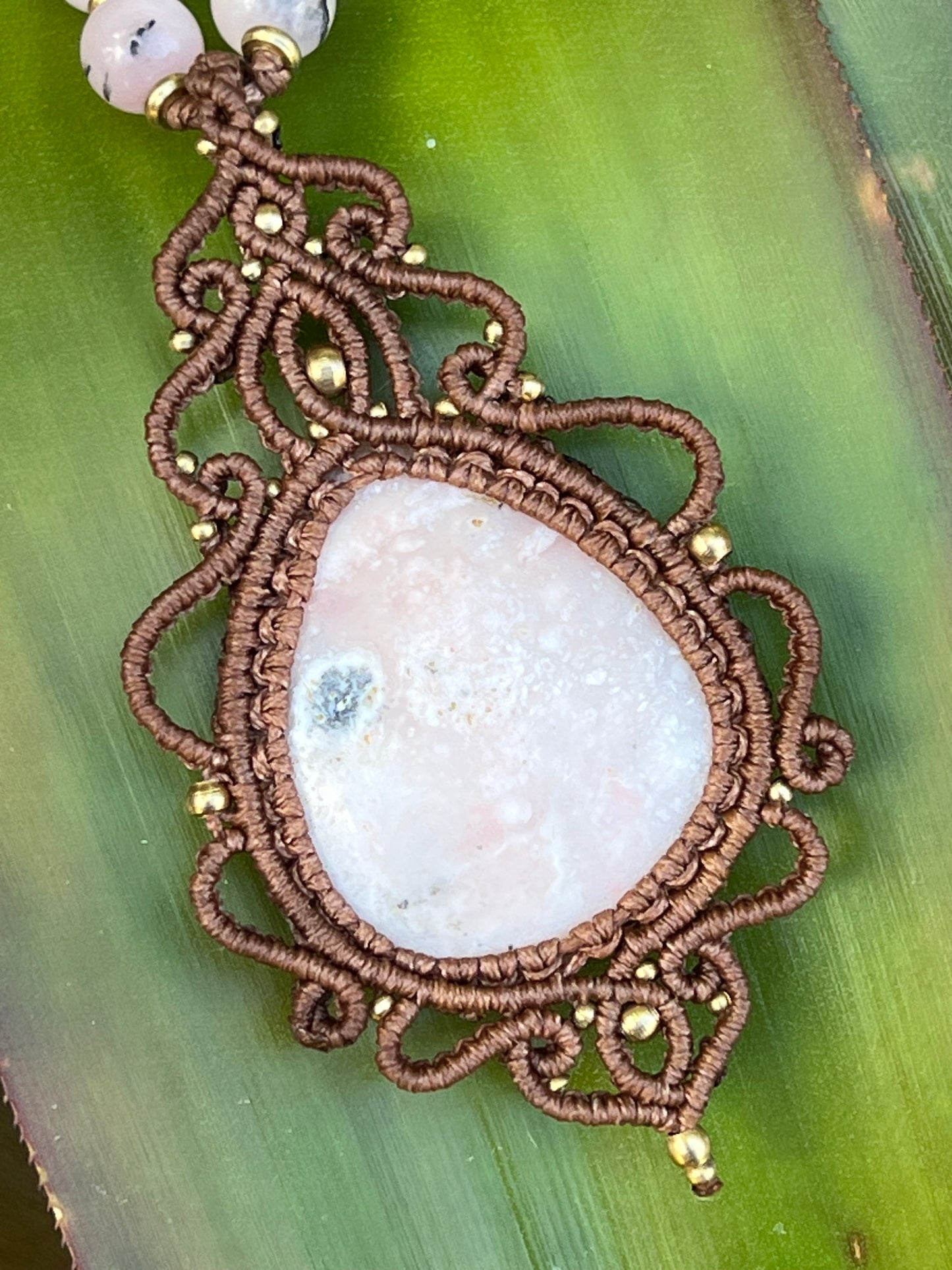 Australian Pink Opal Necklace ~ Handmade in Australia ~ Self love, Hope, Emotional healing