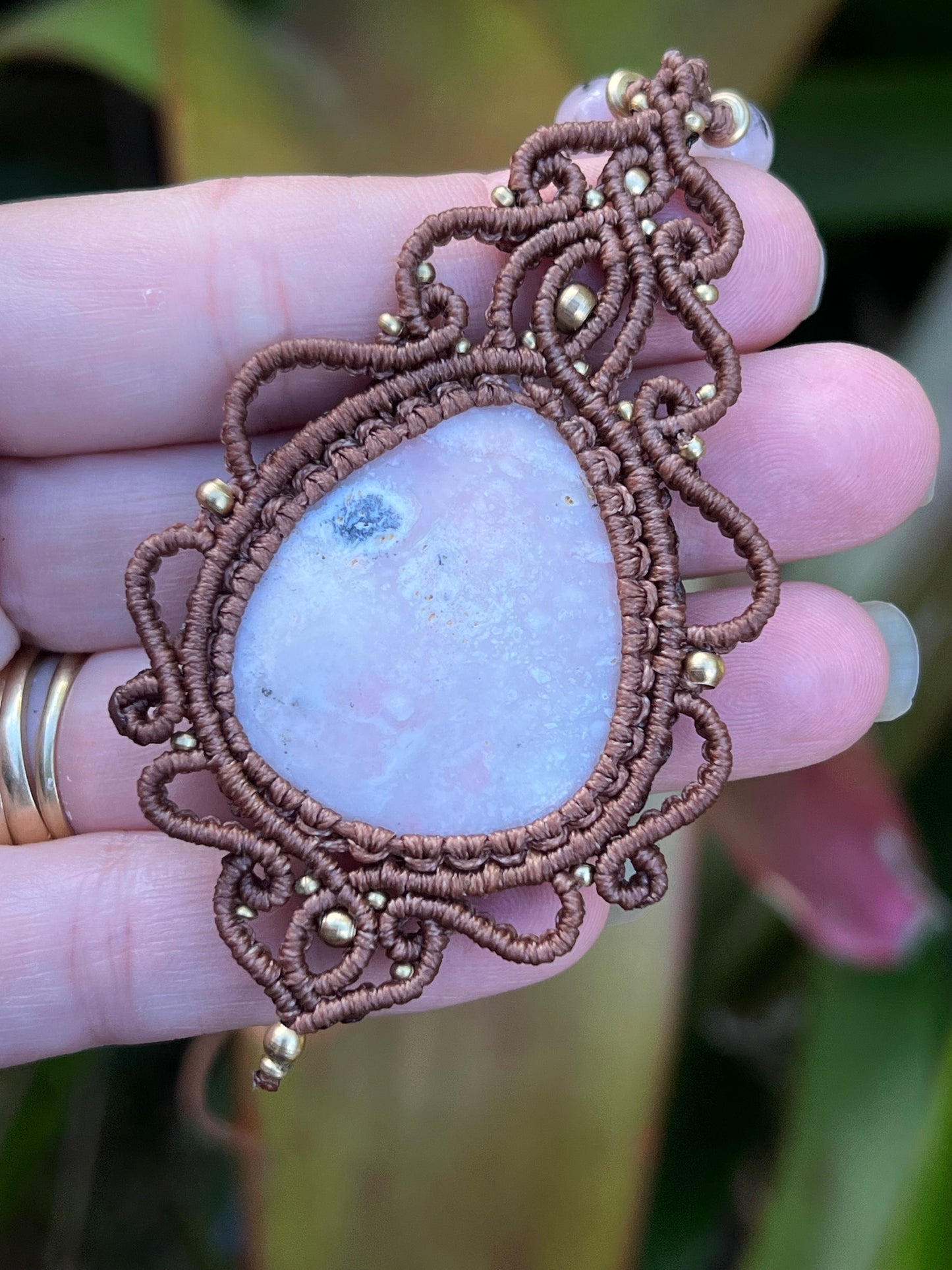 Australian Pink Opal Necklace ~ Handmade in Australia ~ Self love, Hope, Emotional healing