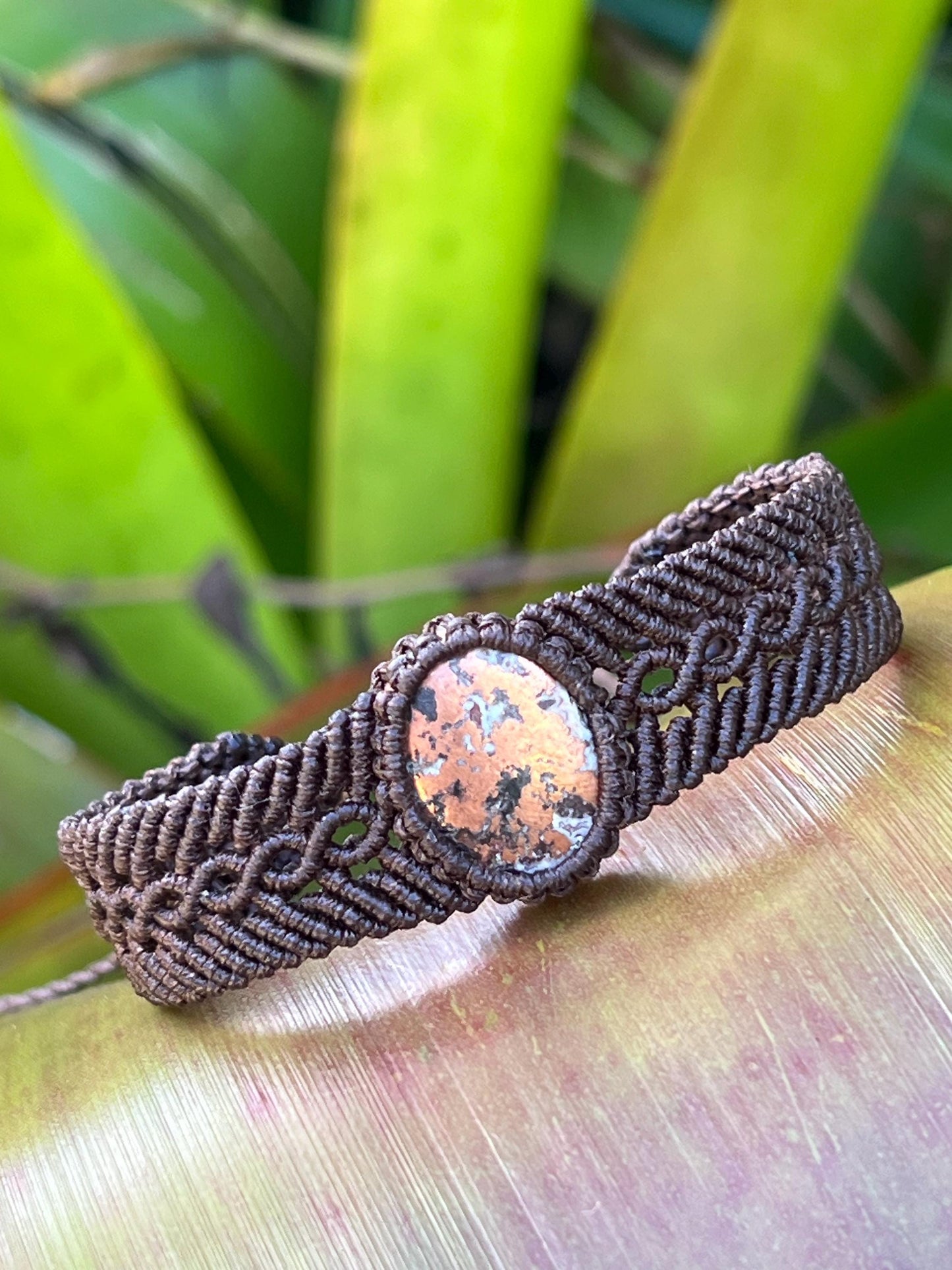 New Age Design, Ancient Wisdom ~ Native Copper Bracelet ~ Strength, Vitality, Wellbeing ~ Hand Woven