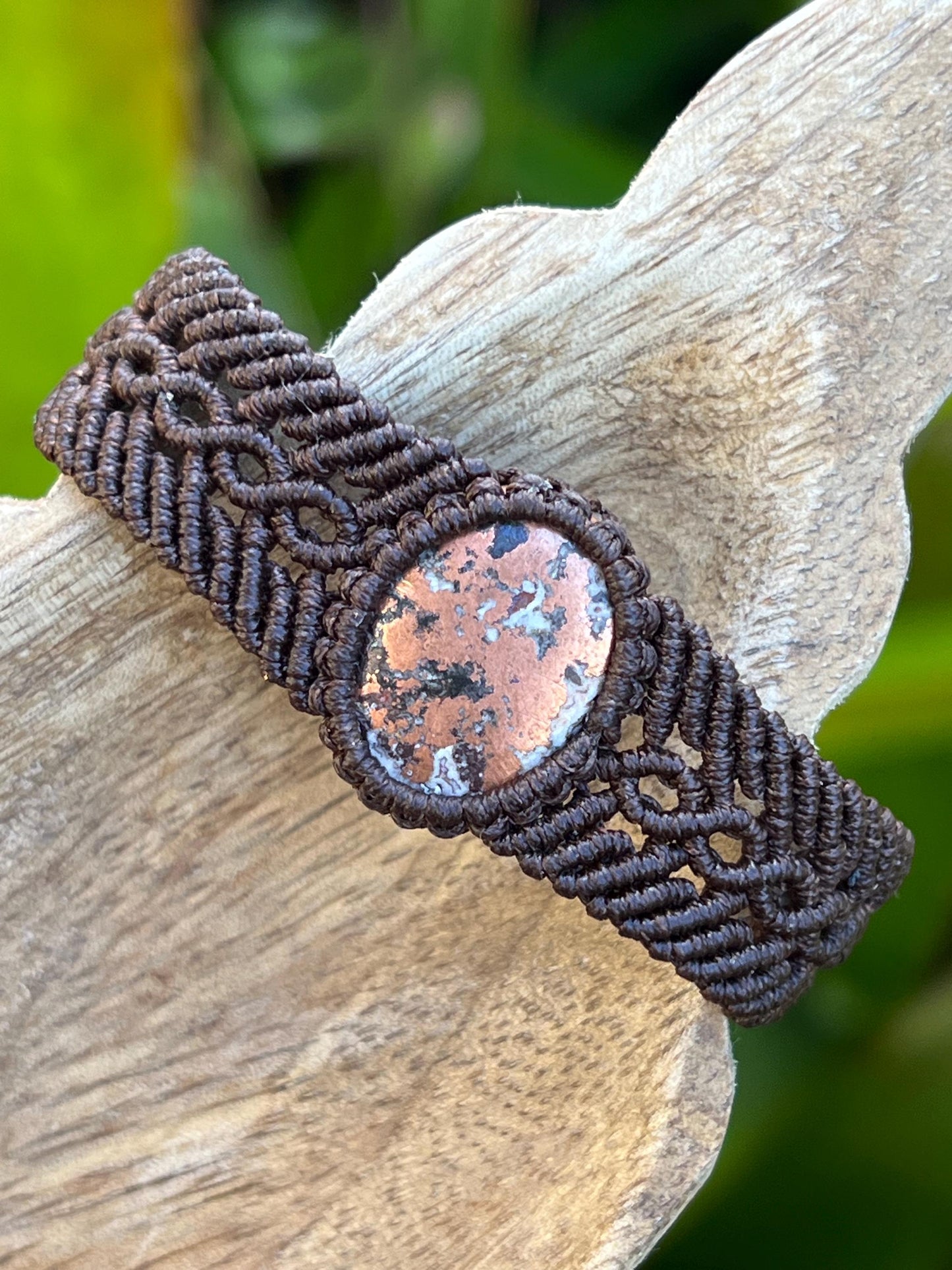 New Age Design, Ancient Wisdom ~ Native Copper Bracelet ~ Strength, Vitality, Wellbeing ~ Hand Woven