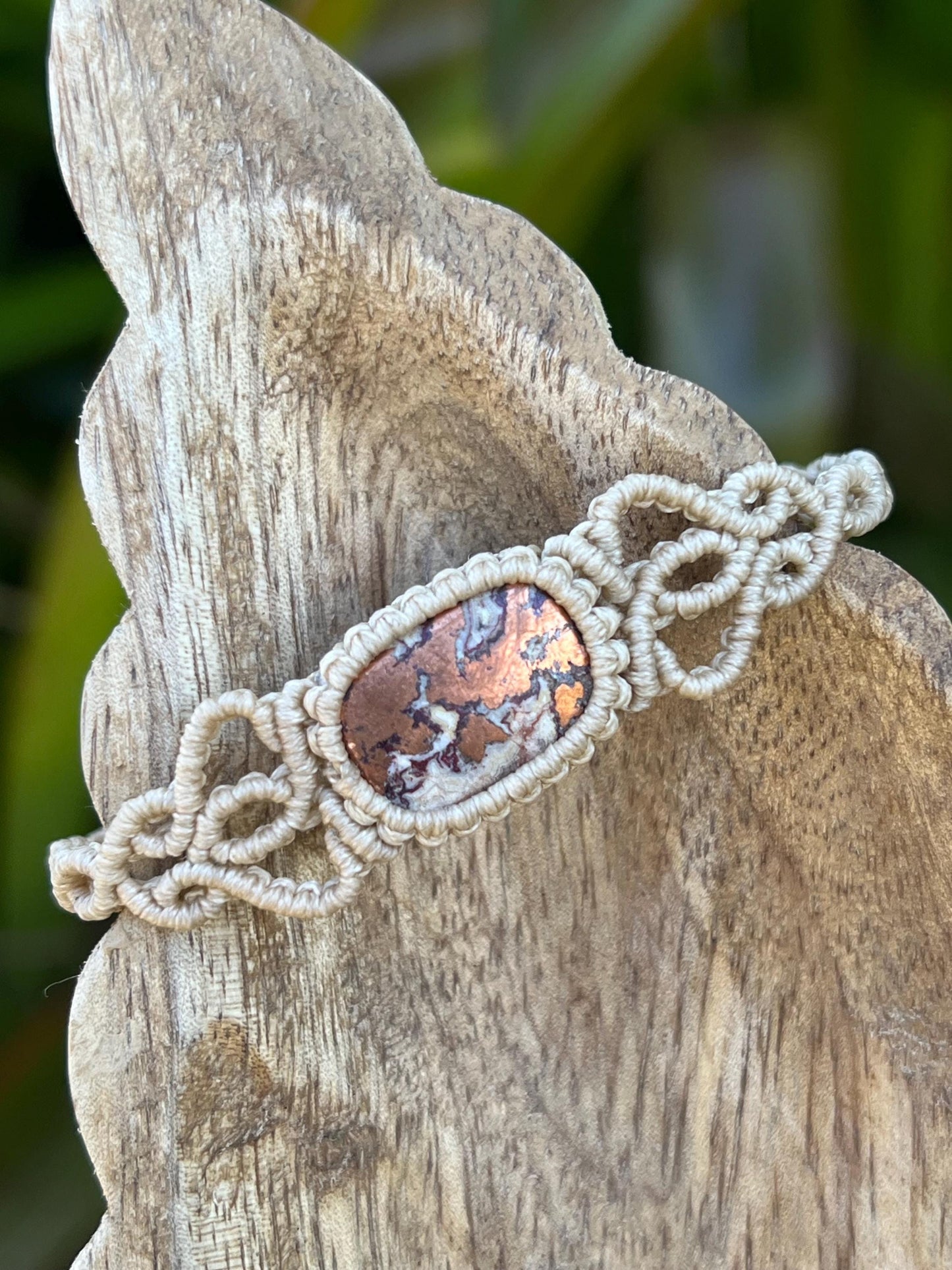 New Age Design, Ancient Wisdom ~ Native Copper Bracelet ~ Strength, Vitality, Wellbeing ~ Hand Woven