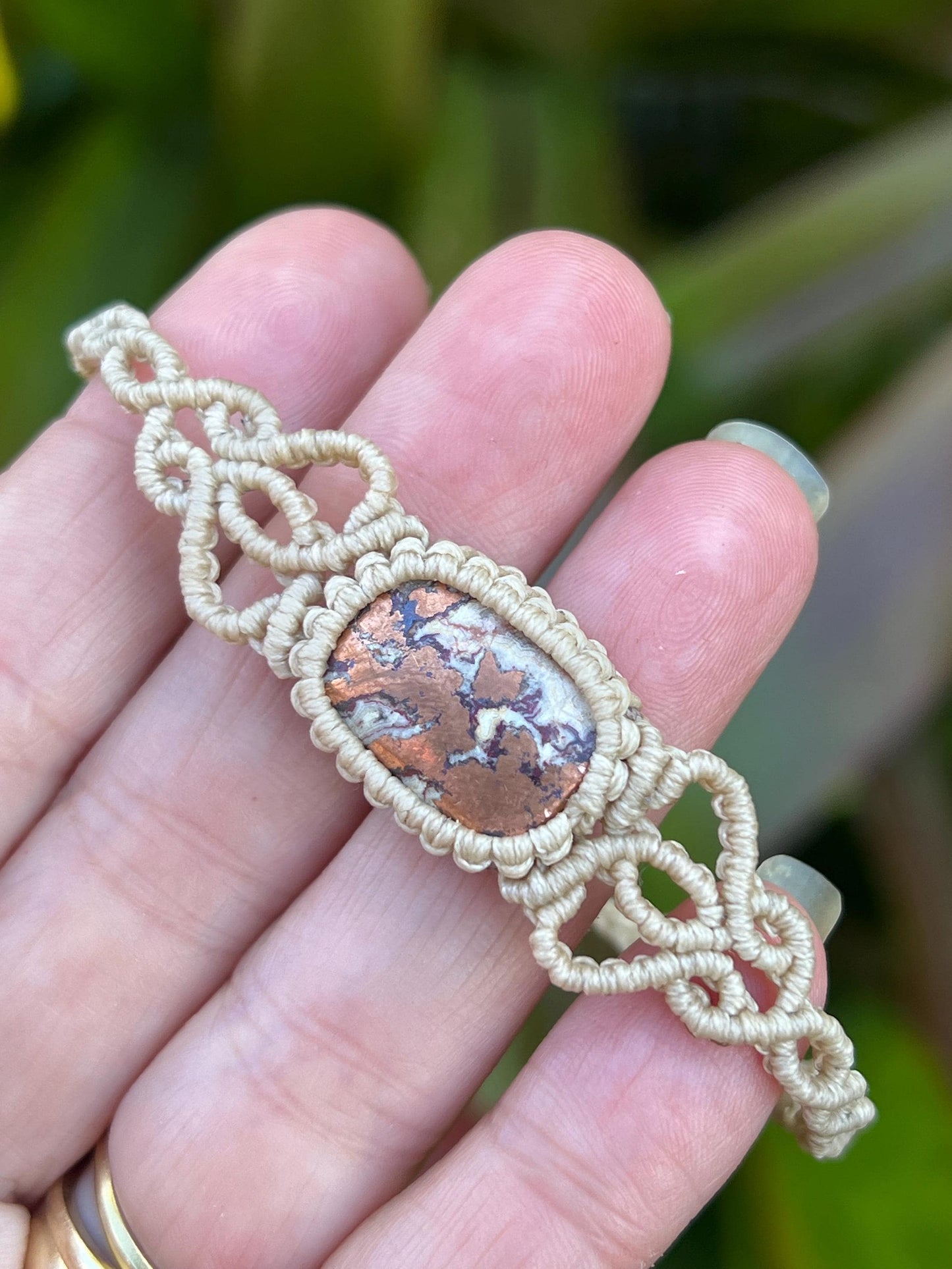 New Age Design, Ancient Wisdom ~ Native Copper Bracelet ~ Strength, Vitality, Wellbeing ~ Hand Woven