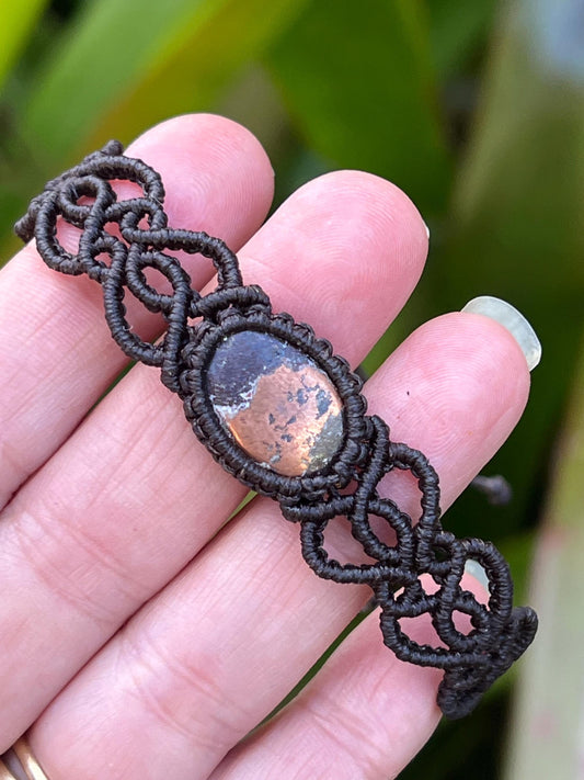 New Age Design, Ancient Wisdom ~ Native Copper Bracelet ~ Strength, Vitality, Wellbeing ~ Hand Woven