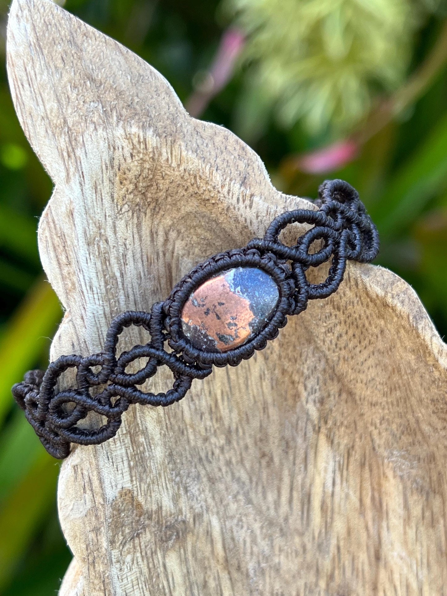 New Age Design, Ancient Wisdom ~ Native Copper Bracelet ~ Strength, Vitality, Wellbeing ~ Hand Woven