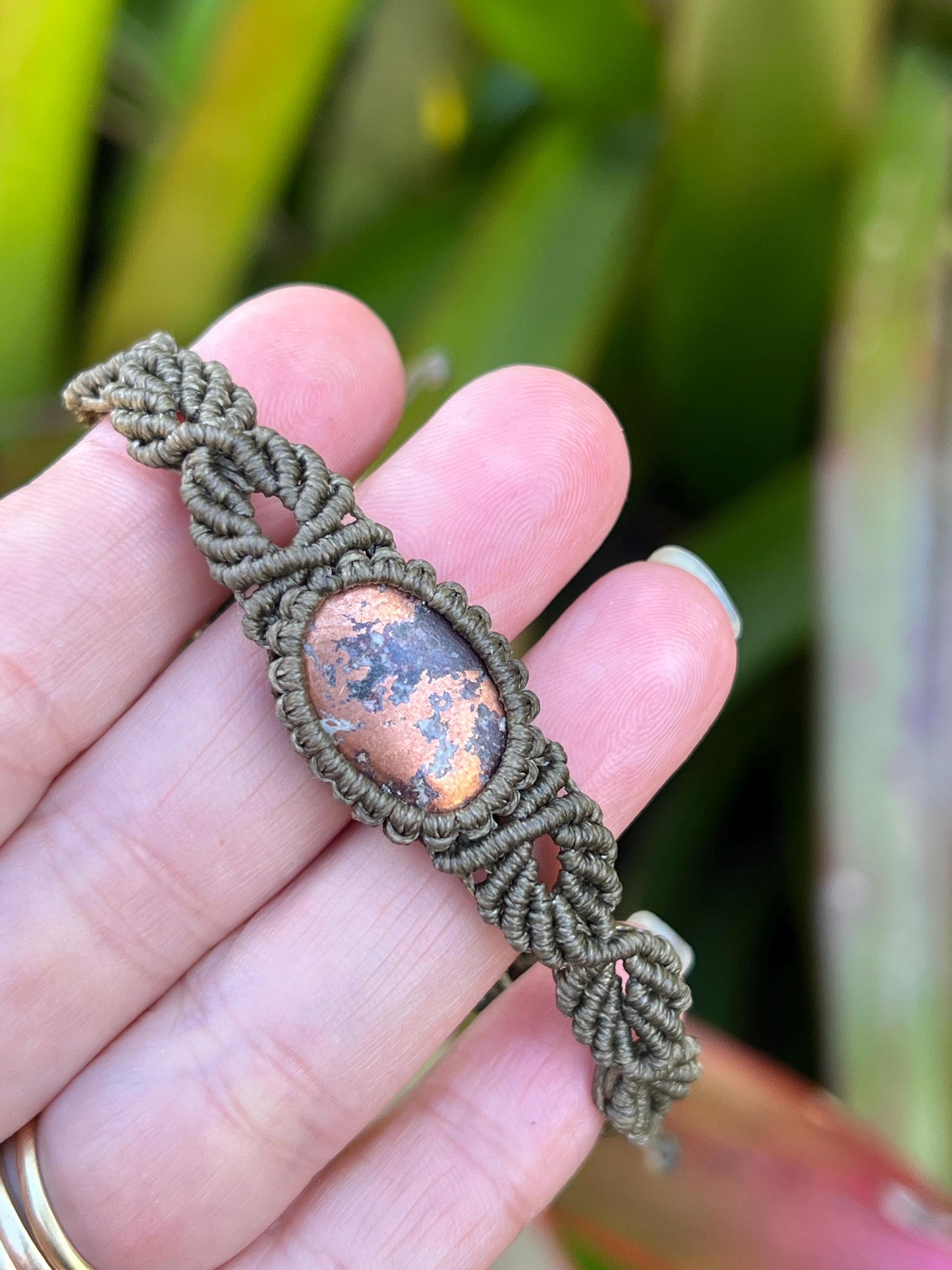 New Age Design, Ancient Wisdom ~ Native Copper Bracelet ~ Strength, Vitality, Wellbeing ~ Hand Woven