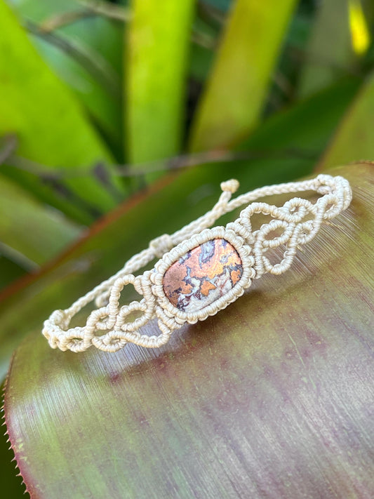 New Age Design, Ancient Wisdom ~ Native Copper Bracelet ~ Strength, Vitality, Wellbeing ~ Hand Woven