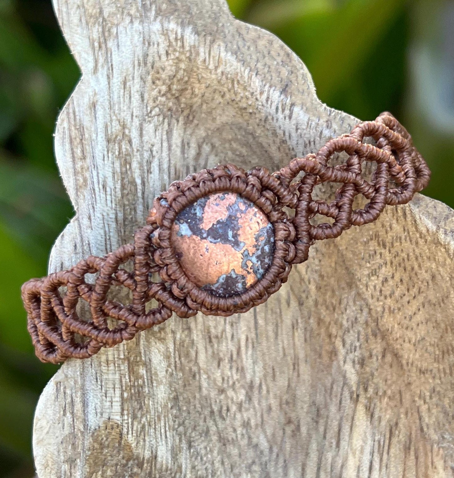 New Age Design, Ancient Wisdom ~ Native Copper Bracelet ~ Strength, Vitality, Wellbeing ~ Hand Woven